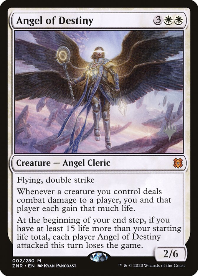 Angel of Destiny (Promo Pack) [Zendikar Rising Promos] | Devastation Store