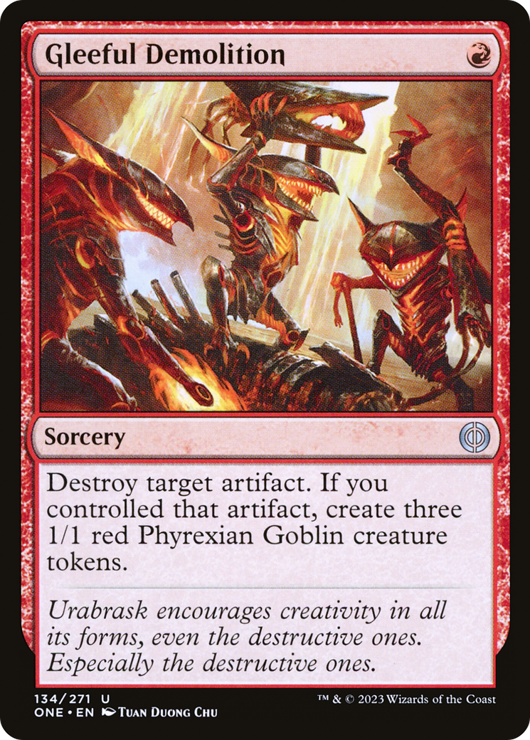 Gleeful Demolition [Phyrexia: All Will Be One] | Devastation Store