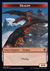 Bird (002) // Dragon Double-sided Token [Dominaria United Tokens] | Devastation Store