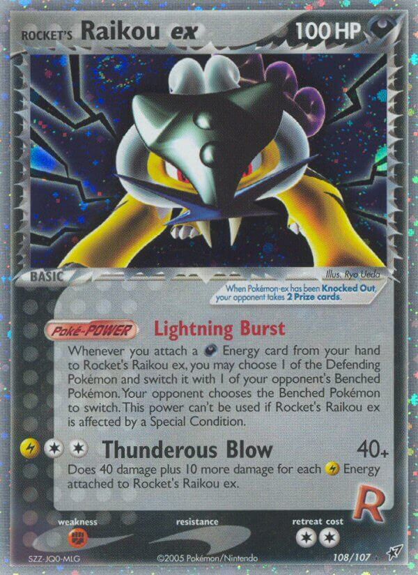 Rocket's Raikou ex (108/107) [EX: Deoxys] | Devastation Store