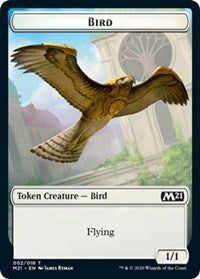 Bird // Treasure Double-sided Token [Core Set 2021 Tokens] | Devastation Store
