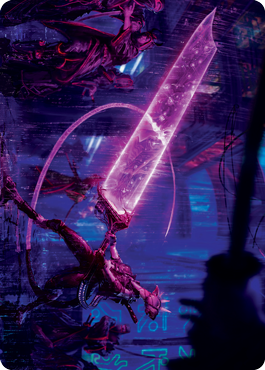 Enormous Energy Blade Art Card [Kamigawa: Neon Dynasty Art Series] | Devastation Store