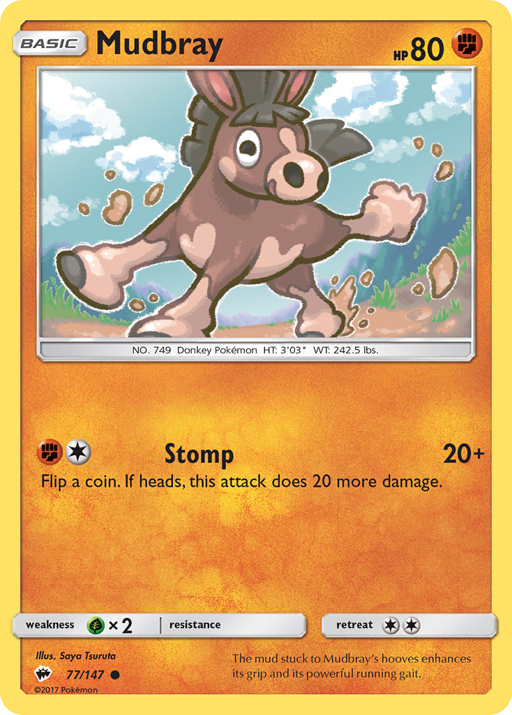 Mudbray (77/147) [Sun & Moon: Burning Shadows] | Devastation Store