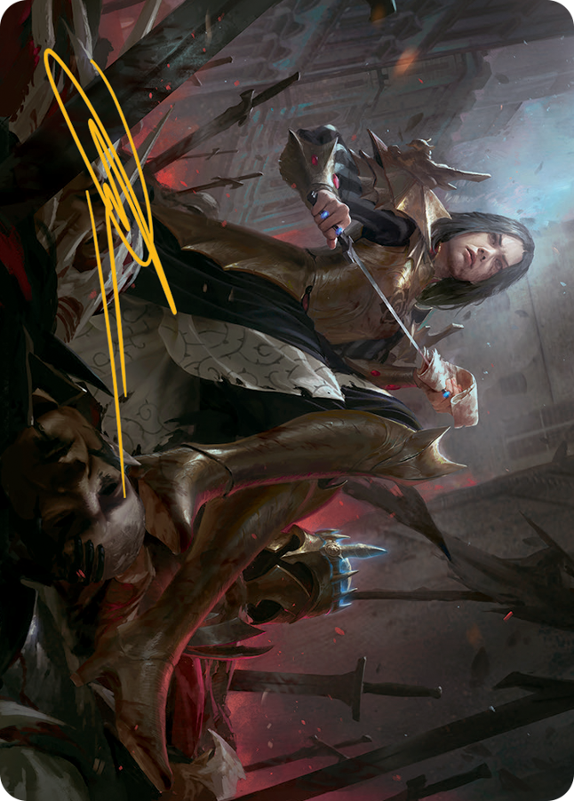 Marchesa, Resolute Monarch Art Card (Gold-Stamped Signature) [March of the Machine Art Series] | Devastation Store