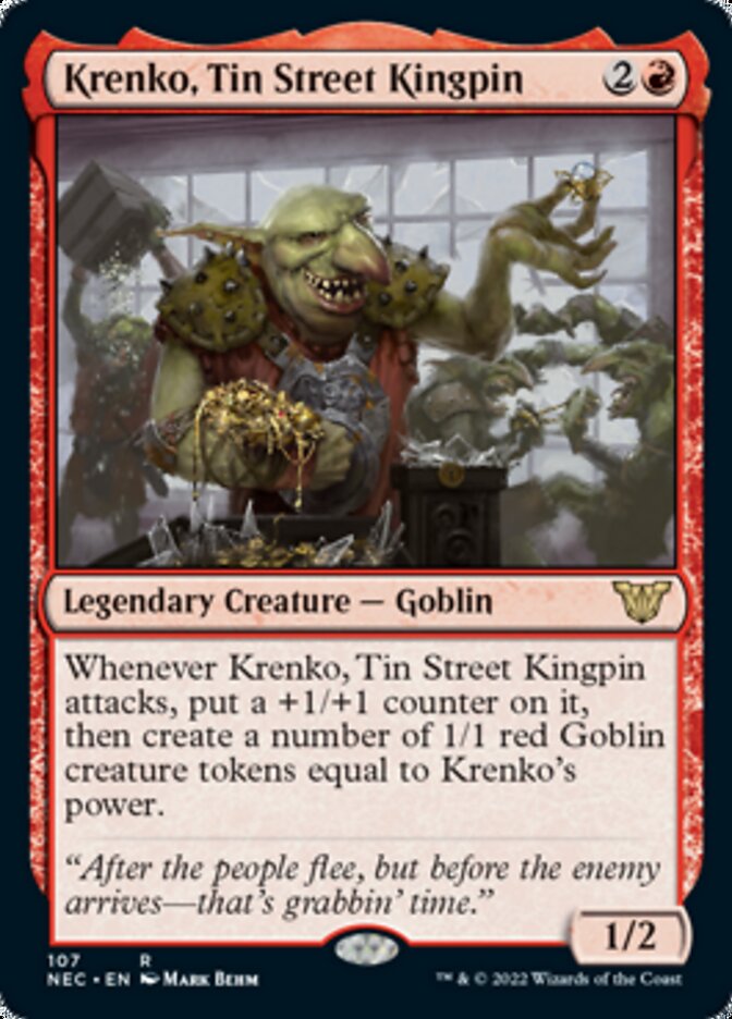 Krenko, Tin Street Kingpin [Kamigawa: Neon Dynasty Commander] | Devastation Store