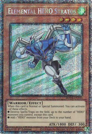 Elemental HERO Stratos [BODE-EN100] Starlight Rare | Devastation Store