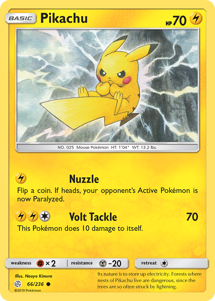 Pikachu (66/236) [Sun & Moon: Cosmic Eclipse] | Devastation Store