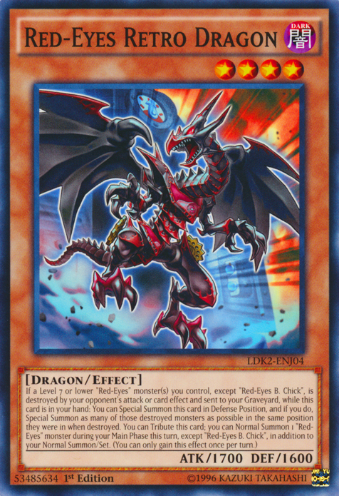 Red-Eyes Retro Dragon [LDK2-ENJ04] Common | Devastation Store