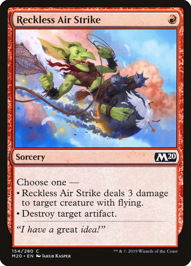 Reckless Air Strike [Core Set 2020] | Devastation Store