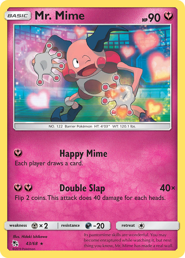 Mr. Mime (43/68) [Sun & Moon: Hidden Fates] | Devastation Store