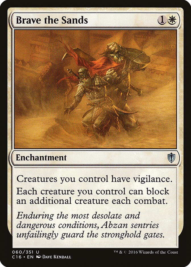 Brave the Sands [Commander 2016] | Devastation Store