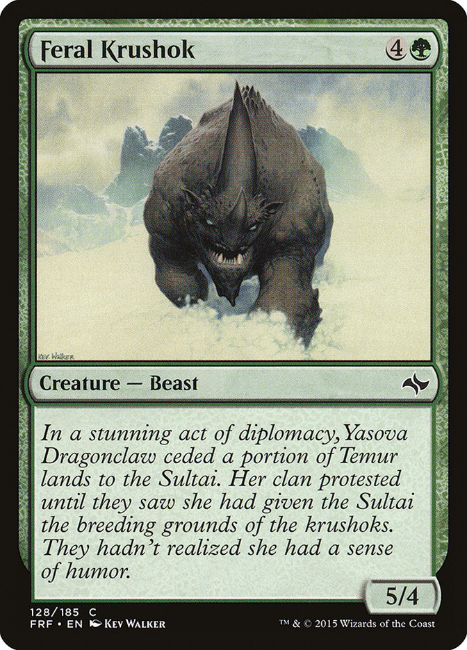 Feral Krushok [Fate Reforged] - Devastation Store | Devastation Store