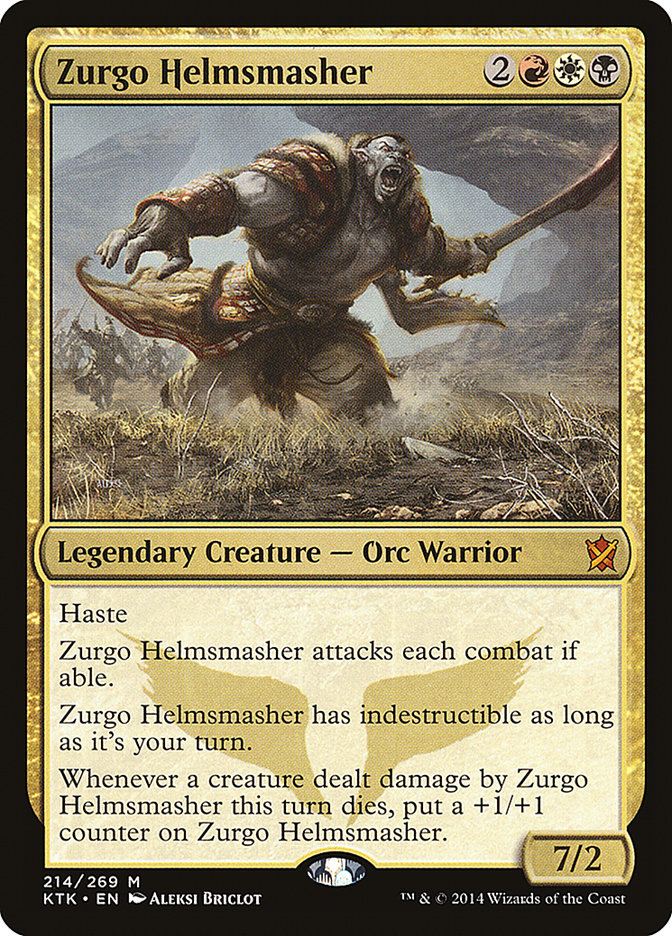Zurgo Helmsmasher [Khans of Tarkir] - Devastation Store | Devastation Store