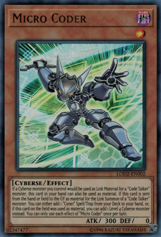 Micro Coder [LOD2-EN002] Ultra Rare | Devastation Store