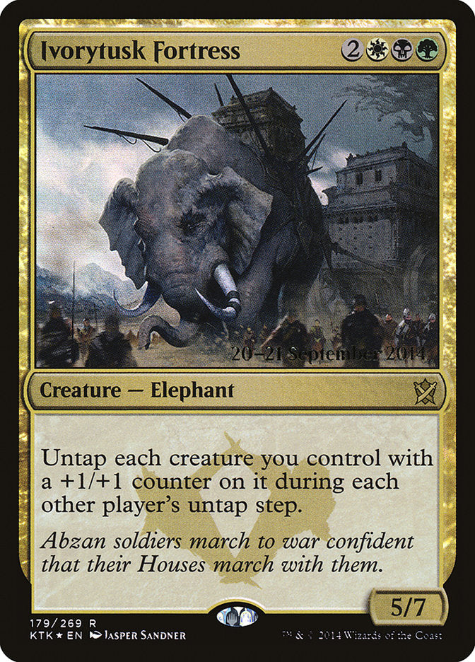 Ivorytusk Fortress  [Khans of Tarkir Prerelease Promos] | Devastation Store