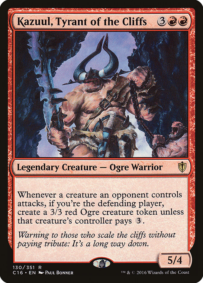 Kazuul, Tyrant of the Cliffs [Commander 2016] | Devastation Store