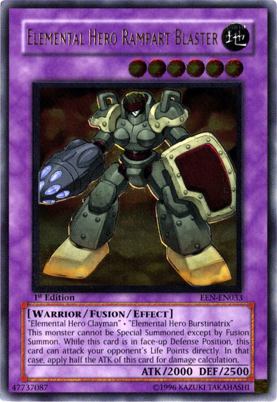 Elemental Hero Rampart Blaster [EEN-EN033] Ultimate Rare | Devastation Store