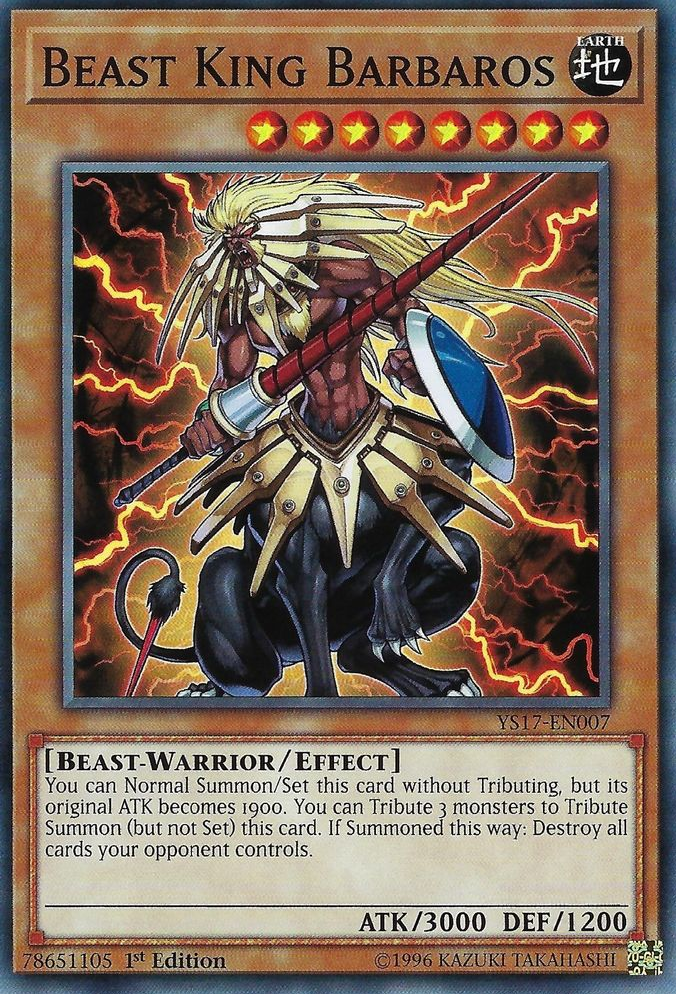 Beast King Barbaros [YS17-EN007] Common | Devastation Store