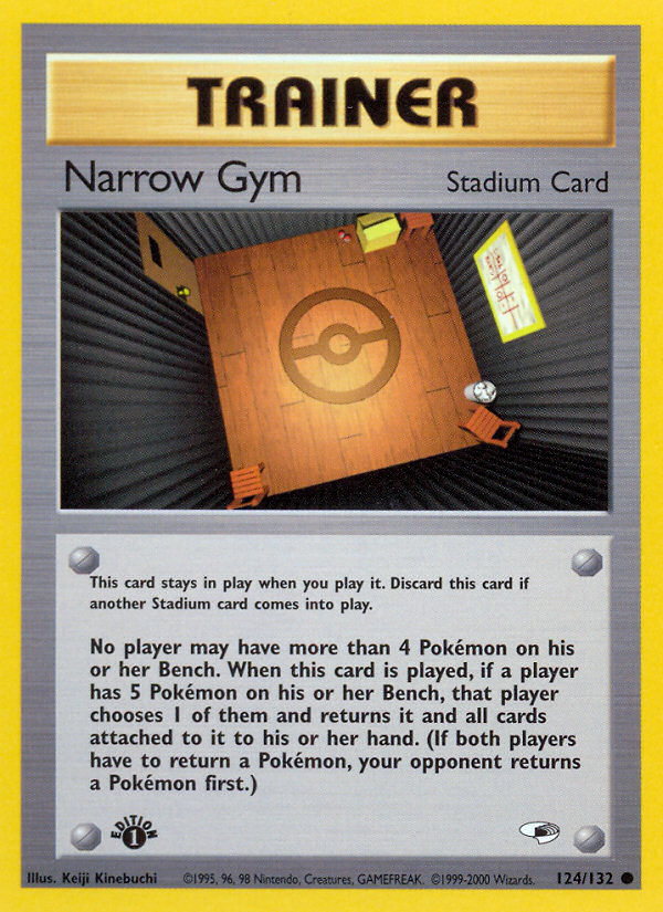 Narrow Gym (124/132) [Gym Heroes 1st Edition] | Devastation Store