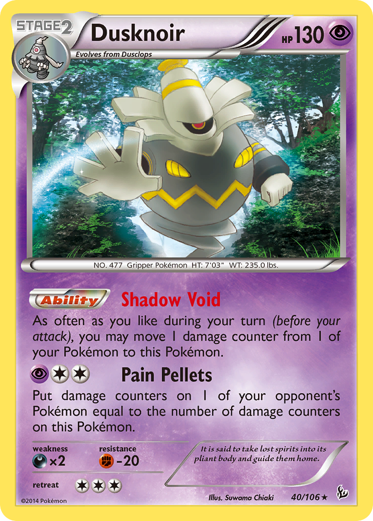 Dusknoir (40/106) [XY: Flashfire] | Devastation Store