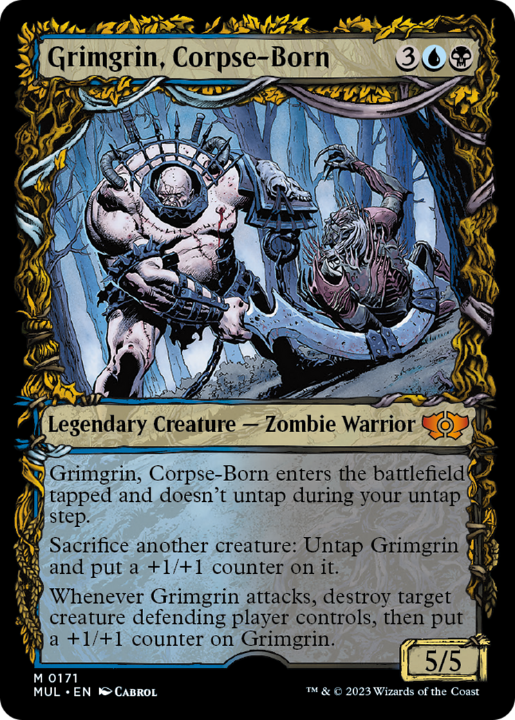 Grimgrin, Corpse-Born (Halo Foil) [Multiverse Legends] | Devastation Store