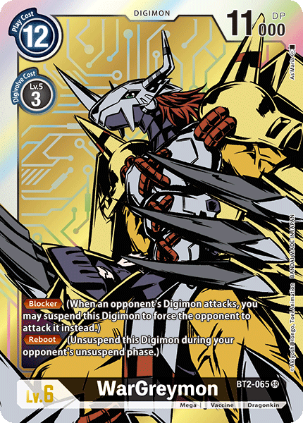 WarGreymon [BT2-065] (Alternate Art) [Release Special Booster Ver.1.0] | Devastation Store