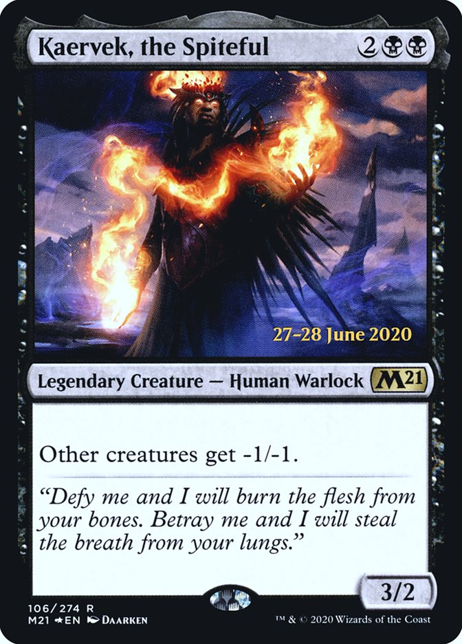 Kaervek, the Spiteful  [Core Set 2021 Prerelease Promos] | Devastation Store