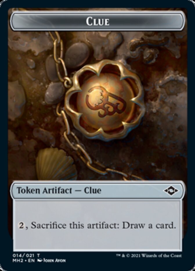 Clue Token (14) // Zombie Army Token [Modern Horizons 2 Tokens] | Devastation Store