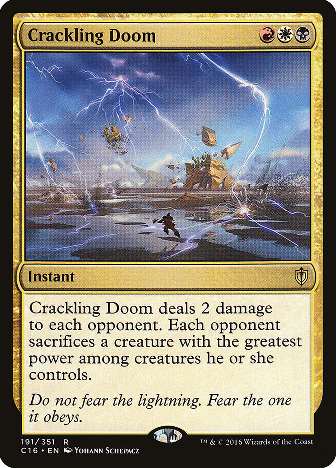 Crackling Doom [Commander 2016] | Devastation Store