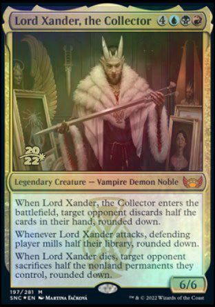 Lord Xander, the Collector [Streets of New Capenna Prerelease Promos] | Devastation Store