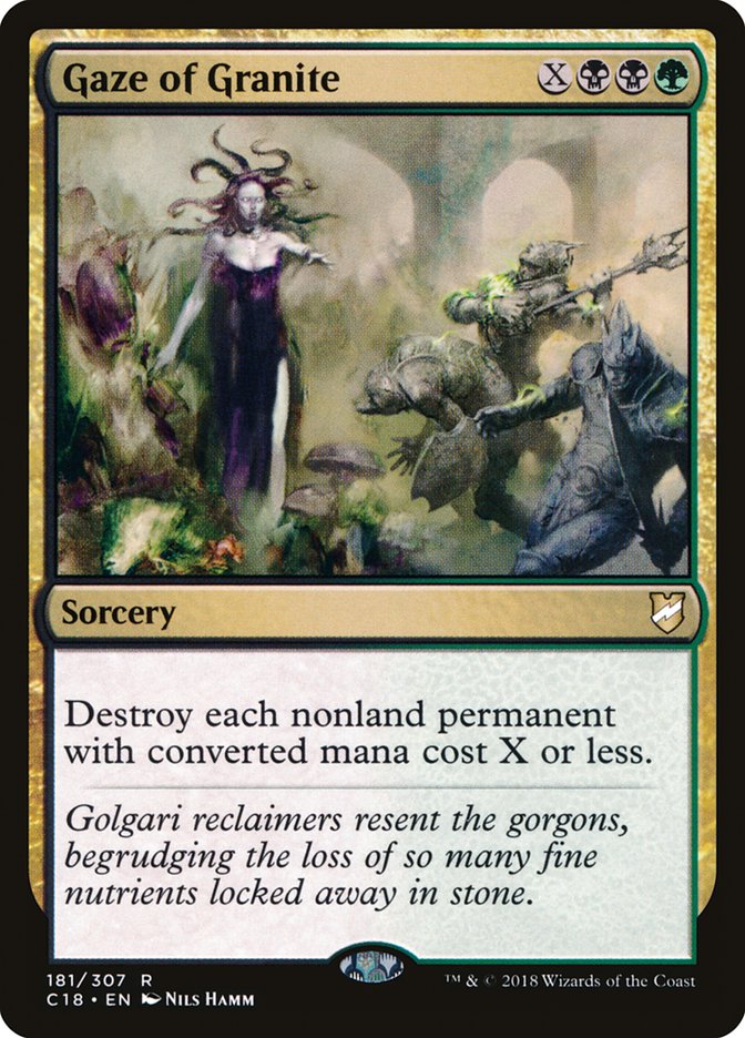 Gaze of Granite [Commander 2018] - Devastation Store | Devastation Store