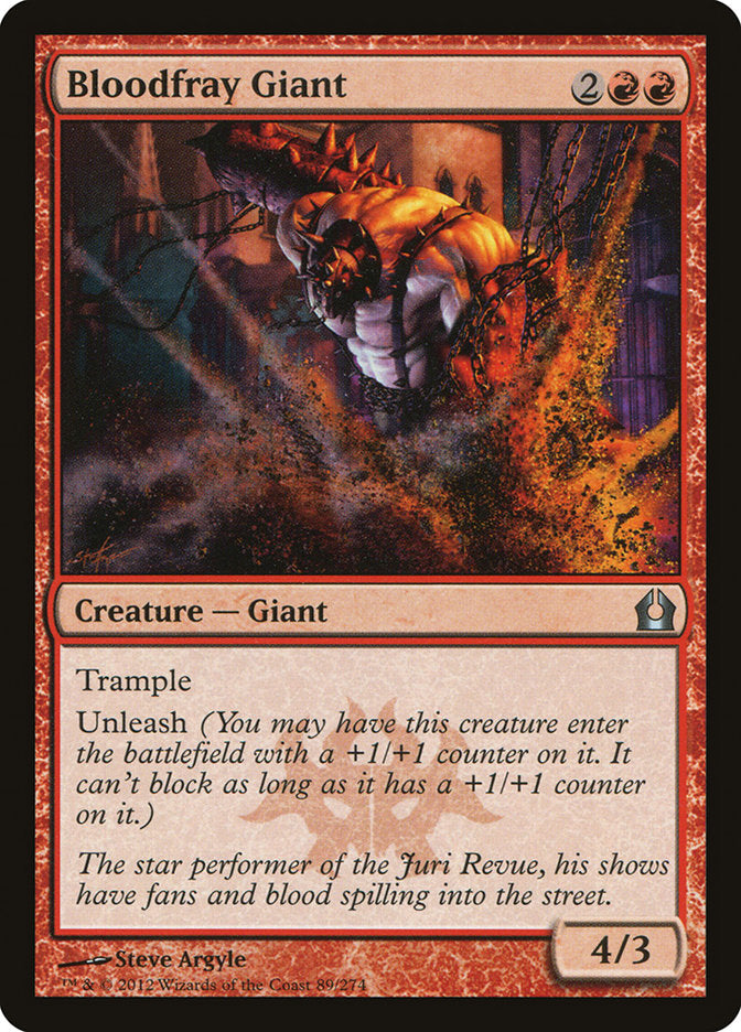 Bloodfray Giant [Return to Ravnica] | Devastation Store