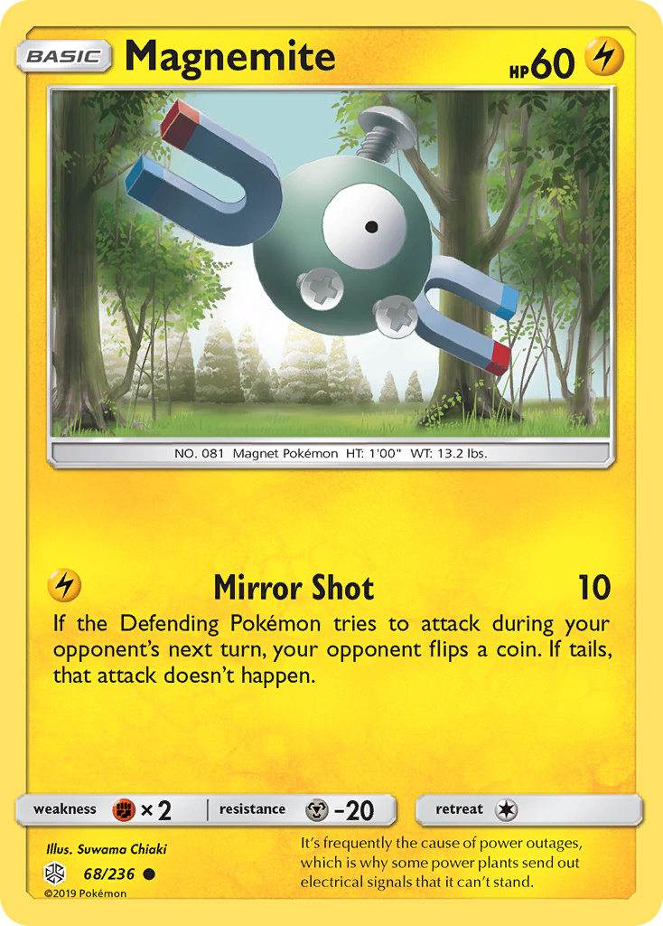 Magnemite (68/236) [Sun & Moon: Cosmic Eclipse] | Devastation Store