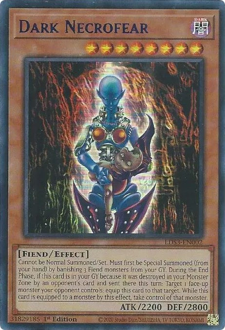 Dark Necrofear (Blue) [LDS3-EN002] Ultra Rare | Devastation Store