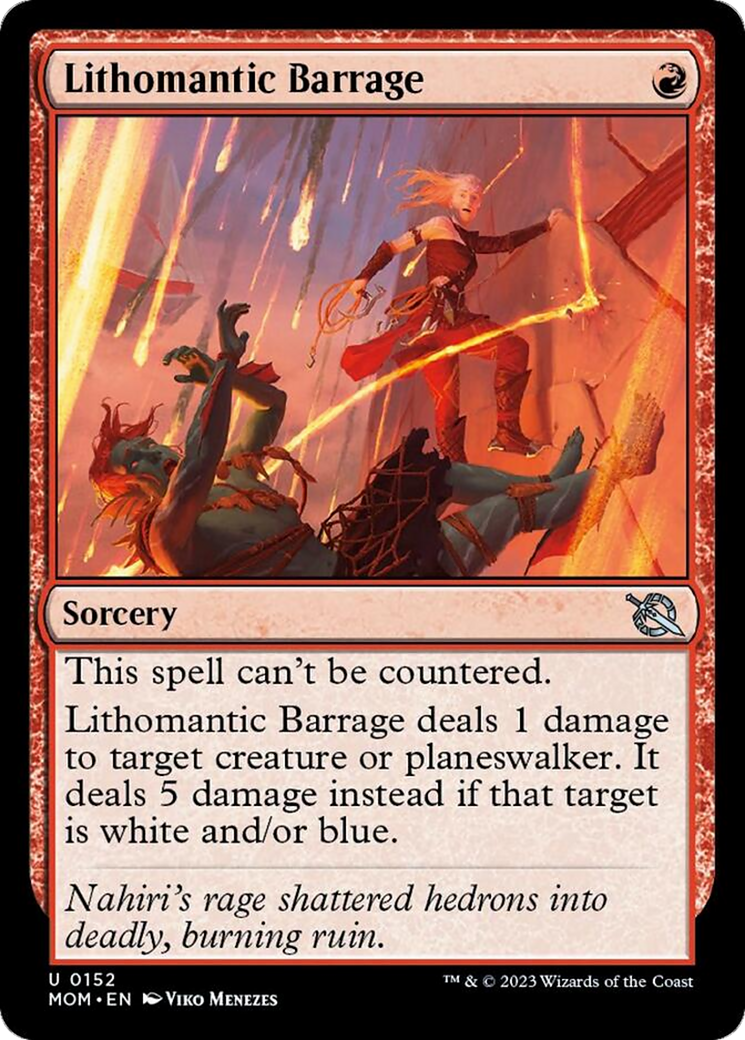 Lithomantic Barrage [March of the Machine] | Devastation Store