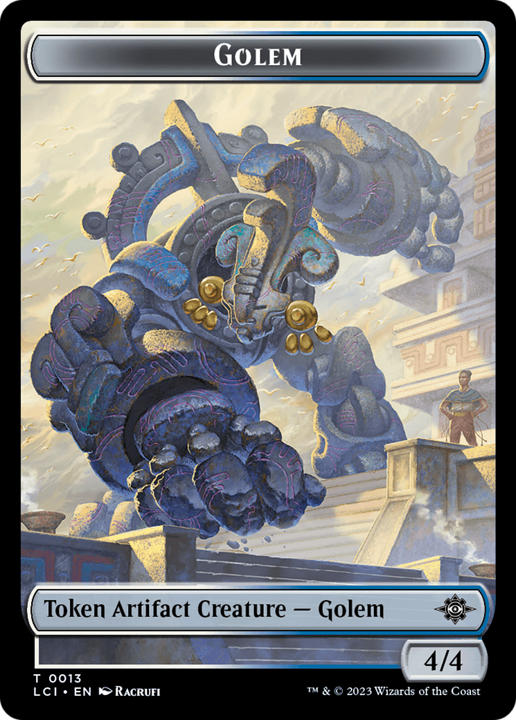 Treasure (0002) // Golem Double-Sided Token [Jurassic World Collection Tokens] | Devastation Store