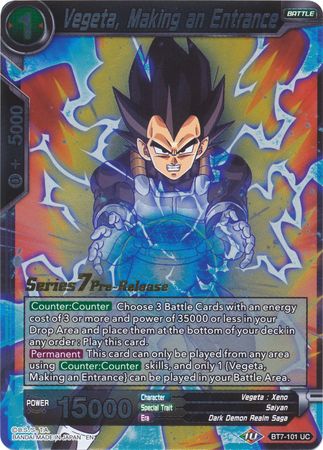 Vegeta, Making an Entrance [BT7-101_PR] | Devastation Store