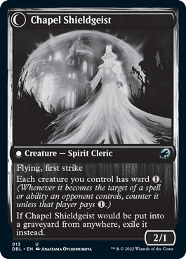 Chaplain of Alms // Chapel Shieldgeist [Innistrad: Double Feature] | Devastation Store