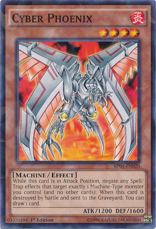 Cyber Phoenix [BP03-EN020] Shatterfoil Rare | Devastation Store