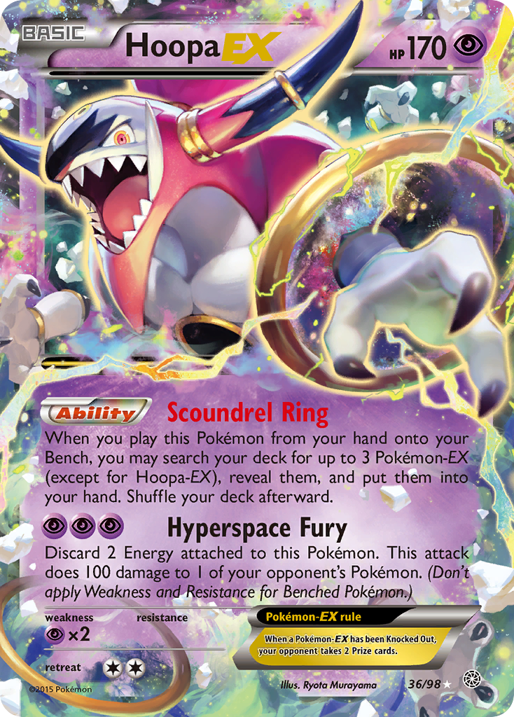 Hoopa EX (36/98) [XY: Ancient Origins] | Devastation Store