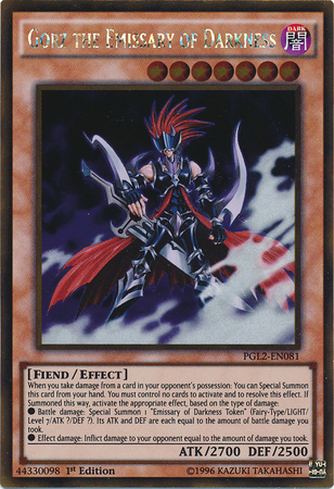 Gorz the Emissary of Darkness [PGL2-EN081] Gold Rare | Devastation Store
