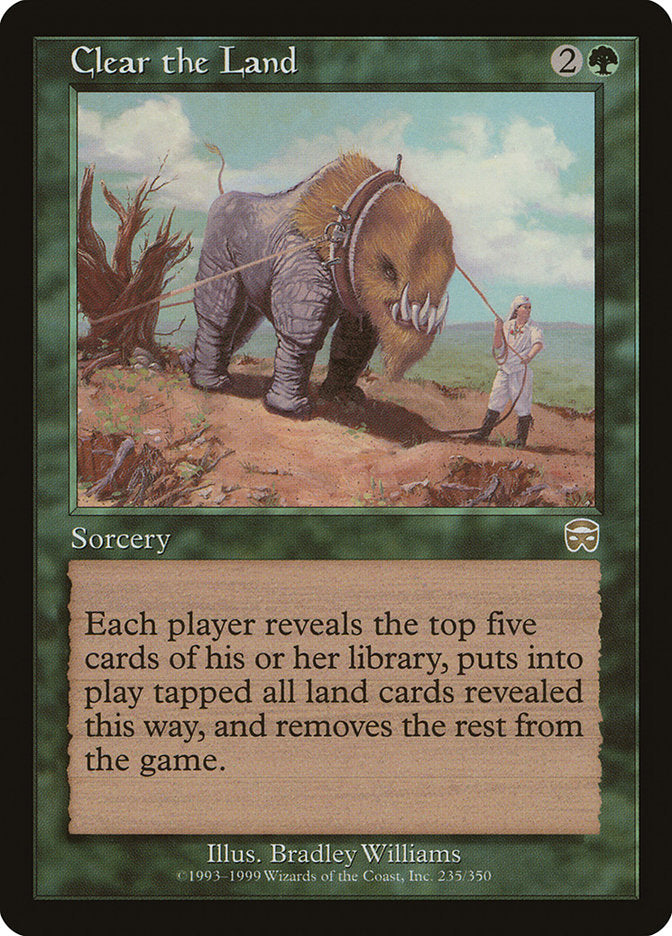 Clear the Land [Mercadian Masques] | Devastation Store