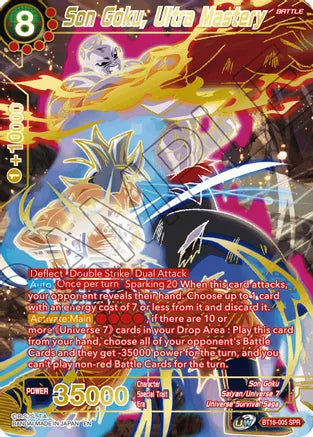 Son Goku, Ultra Mastery (SPR) [BT16-005] | Devastation Store