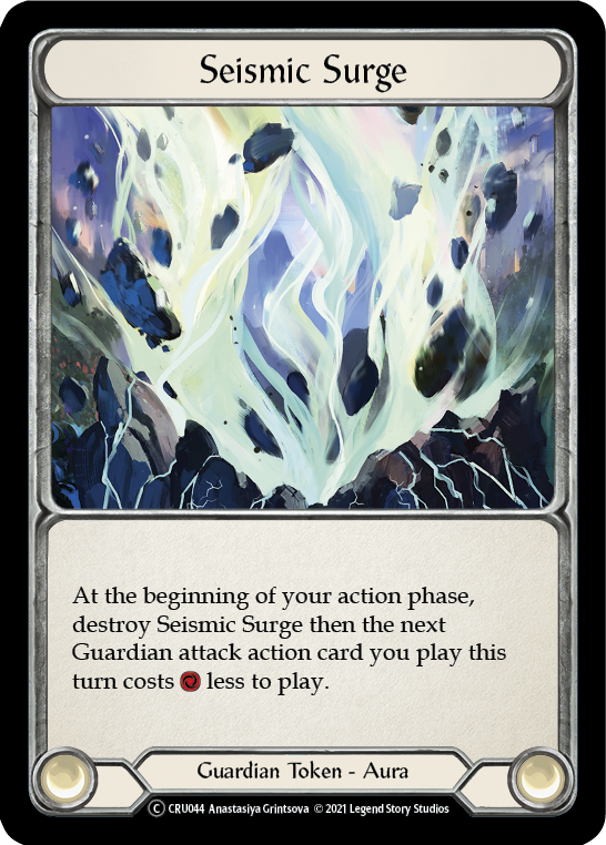 Seismic Surge (Rainbow Foil) [CRU044-RF] Unlimited Rainbow Foil | Devastation Store