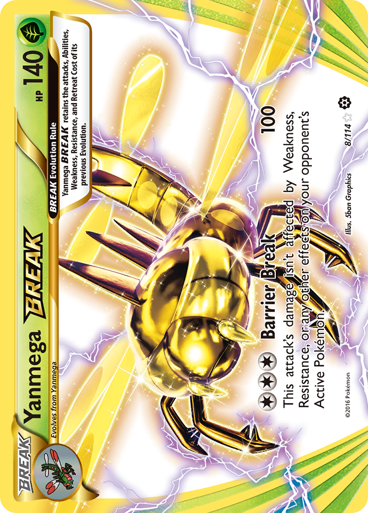 Yanmega BREAK (8/114) [XY: Steam Siege] | Devastation Store