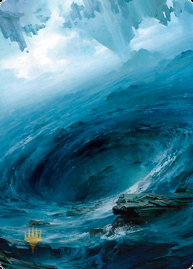 Island 3 Art Card (Gold-Stamped Signature) [Zendikar Rising Art Series] | Devastation Store