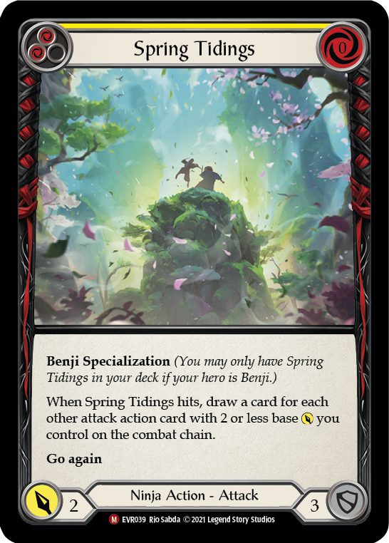 Spring Tidings [EVR039] (Everfest)  1st Edition Rainbow Foil | Devastation Store