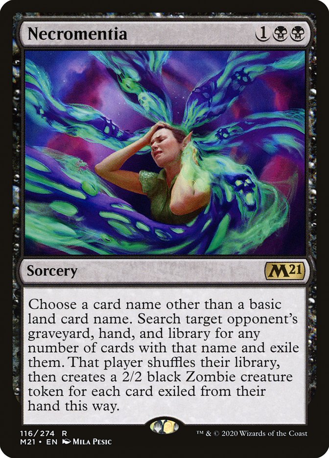 Necromentia [Core Set 2021] | Devastation Store