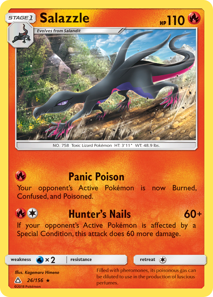 Salazzle (26/156) [Sun & Moon: Ultra Prism] | Devastation Store