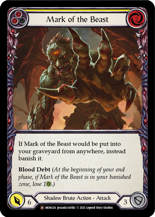 Mark of the Beast [U-MON124] Unlimited Edition Normal | Devastation Store